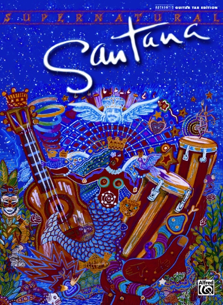 Alfred 000413B Carlos Santana Supernatural  Music Book