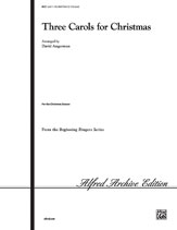 Alfred 008622 Three Carols for Christmas  Music Book