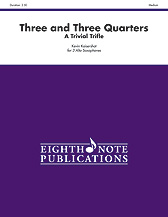 Alfred 81-SQ1045 Three and Three Quarters - Music Book Alfred 81-SQ1045 Three and Three Quarters - Music Book