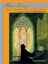 Alfred 00GBM0205 Five Trios from Bach s Mass in B Minor  Music Book