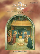 Alfred 00GBM0306 The Coming King Three Pieces for Advent and Christmas  Music Book