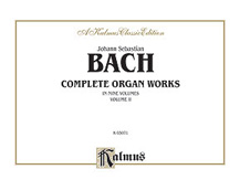 Alfred 00K03071 Complete Organ Works Volume II  Music Book
