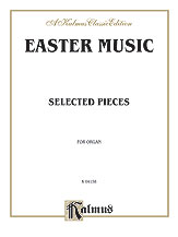 Alfred 00K04158 Easter Music for Organ Bach Handel and 19th Century Works  Music Book