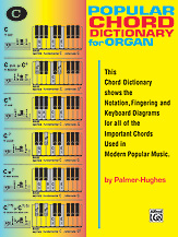 Alfred 00117 Popular Chord Dictionary for Organ  Music Book