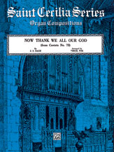 Alfred 00GSTC00868 Now Thank We All Our God from Cantata No. 79  Music Book