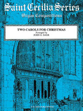 Alfred 00GSTCM0205 Two Carols for Christmas  Music Book