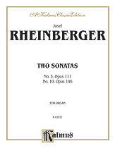 Alfred 00K02032 Two Sonatas No. 5 Op. 111 and No. 10 Op. 146  Music Book