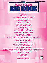 Alfred 0027698 The Love Songs Big Book  Music Book
