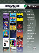 Alfred 0035323 Broadway Men Sheet Music Playlist  Music Book