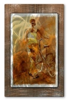 All My Walls POL00179 Bicycle Metal Hanging Art
