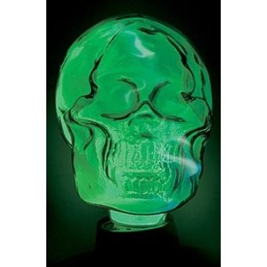 Lumisource LSE-SKSM-BR Mini Skull Electra Lamp Blue- Red