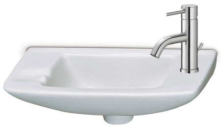 ALFI AB103 Small Porcelain Wall Mount Basin