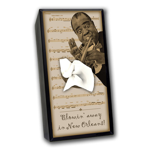 Caravelle TC5033 Louis Armstrong Tissue Box Cover