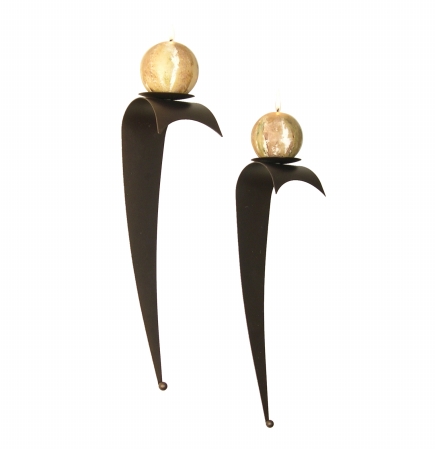Danya B Qba614 Set Of Rustic Elongated Sconces