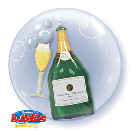 Mayflower Balloons 17783 24 Inch Bubbles Champagne Bubble  Package