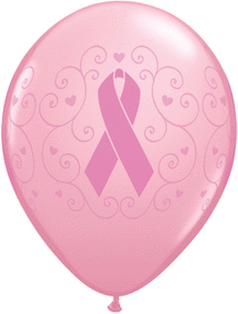 Mayflower Balloons 47457 16 Inch Breast Cancer Awareness Latex Pack Of 50