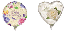 Mayflower Balloons 6858 9 Inch Assortment Anniversary Pack Of 6