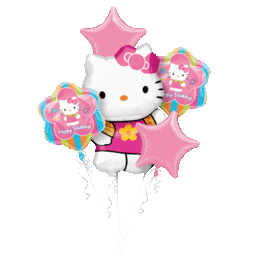 Mayflower Balloons 27470 Hello Kitty Balloon Bouquet