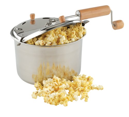 West Bend PC10651 Aluminum Stovetop Popcorn Popper