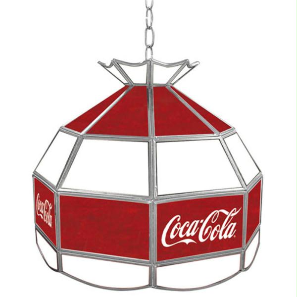 Coca Cola Vintage 16 Inch Stained Tiffany Lamp