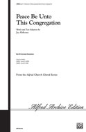 Alfred 0020904 Peace Be Unto This Congregation  Music Book