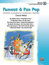 Alfred 0022422 Famous amp; Fun Pop Book 2  Music Book