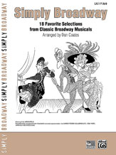 Alfred 0030432 Simply Broadway  Music Book