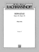 Alfred 00EL03497 The Piano Works of Rachmaninoff Volume V Sonatas Op. 28 Op. 36  Music Book