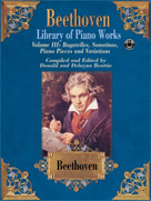 Alfred 00ELM01045CD Library of Piano Works Volume III Bagatelles Sonatinas Piano Pieces amp; Variations  Music Book