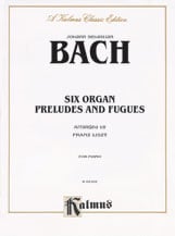 Alfred 00K02102 Six Organ Preludes and Fugues  Music Book