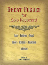 Alfred 06457273 Great Fugues for Solo Keyboard  Music Book
