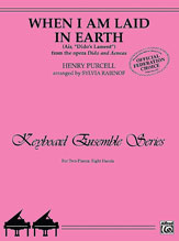 Alfred 00PA02334A When I Am Laid in Earth Air Dido s Lament from the opera Dido and Aeneas  Music Book