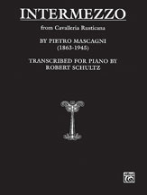 Alfred 00PA02516 Intermezzo from Cavalleria Rusticana  Music Book