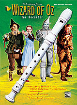 Alfred 0031909 The Wizard of Oz for Recorder Music Book