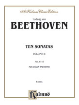 Alfred 00K02081 Ten Violin Sonatas Volume II Nos. 610  Music Book