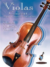 Alfred 000410S Violas in Concert Classical Collection Volume 1  Music Book