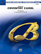 Alfred 0025035 Coventry Carol Fantasy on  Music Book