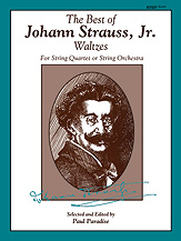 Alfred 00EL03700 The Best of Johann Strauss Jr. Waltzes  Music Book