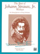 Alfred 00EL03701 The Best of Johann Strauss Jr. Waltzes  Music Book