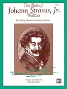 Alfred 00EL03703 The Best of Johann Strauss Jr. Waltzes  Music Book