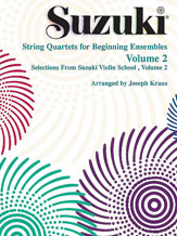 Alfred 000282S String Quartets for Beginning Ensembles Volume 2  Music Book