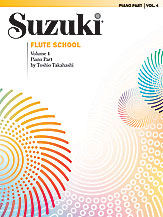 Alfred 000172S Suzuki Flute School Piano Acc. Volume 4  Music Book