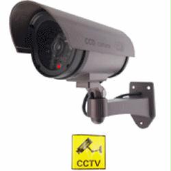 Streetwise Security Products DC1100 5 Inch Ir Dummy Camera In Circular Outdoor Housing With Light
