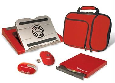 Pc Treasures 19171 Ultimate Netbook Accessory Kit Red