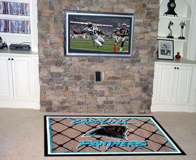 Fanmats 06564 Nfl Carolina Panthers 5 X 8 Rug