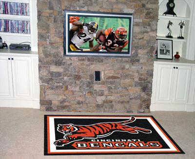 Fanmats 06569 Nfl Cincinnati Bengals 5 X 8 Rug