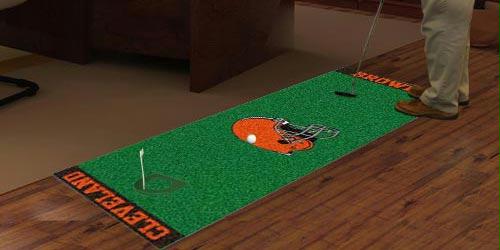 Fanmats 09008 Nfl Cleveland Browns Golf Putting Green Mat