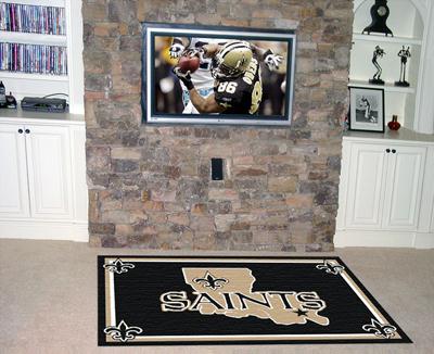 Fanmats 06591 Nfl New Orleans Saints 5 X 8 Rug