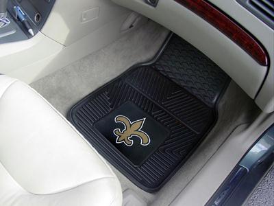 Fanmats 08757 Nfl New Orleans Saints Heavy Duty 2Piece Vinyl Car Mats