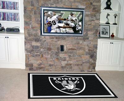 Fanmats 06598 Nfl Oakland Raiders 4 X 6 Rug